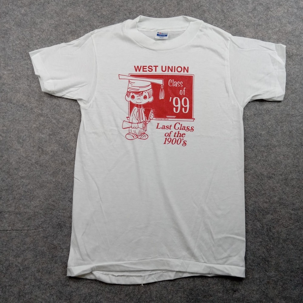 Vintage Screen Stars Shirt Youth Large Class 99 USA 90s Y2K Elementary School‎